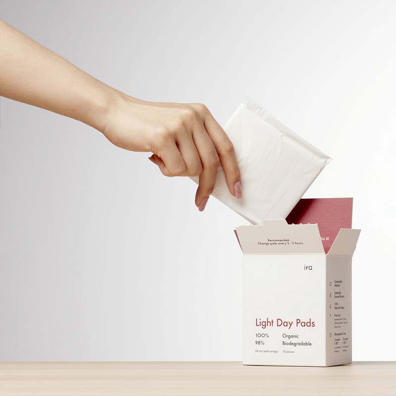 ไอร่า ผ้าอนามัยกลางวันออแกนิค ย่อยสลายได้